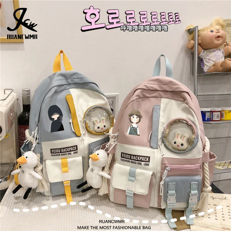 

Anime Game Identity V Norton Campbell Joseph Aesop Carl Helena Adams Eli Clark School Backpack Student Bag for Kids Teenagers 5