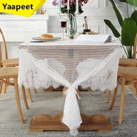 white lace tablecloth lace decorative western tablecloth simple ramadan table cloth for wedding birthday table decoration home