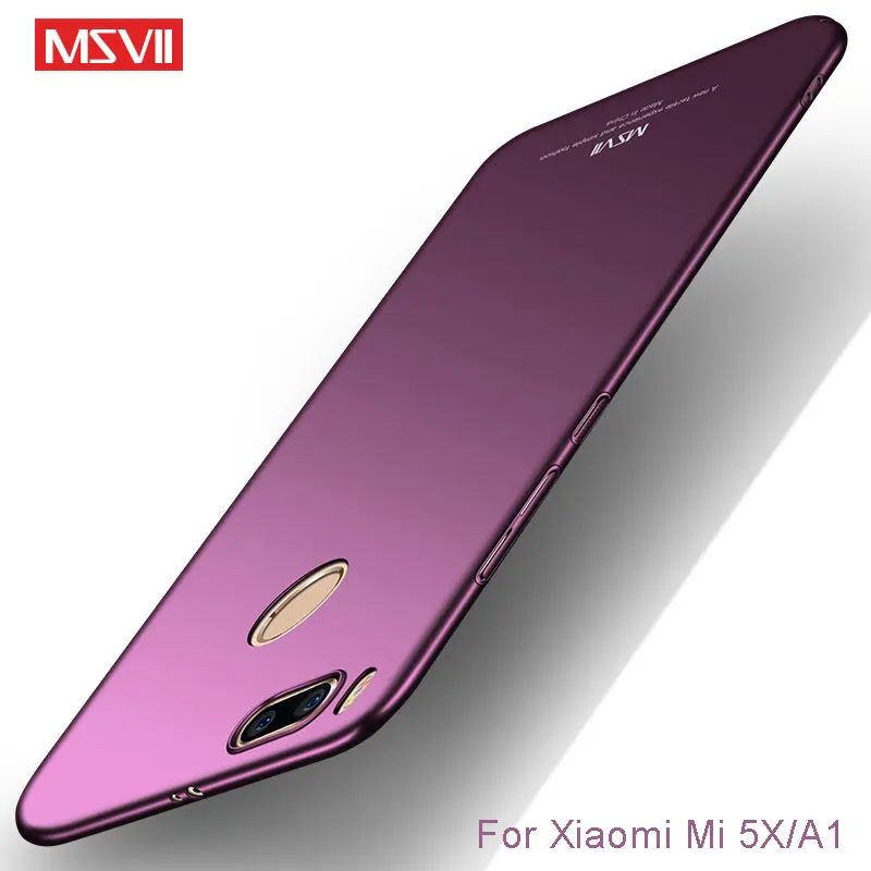 Чехол Msvii для Xiaomi Mi A1 Для mia1 чехол xiaomi mi 5x жесткая задняя крышка из поликарбоната