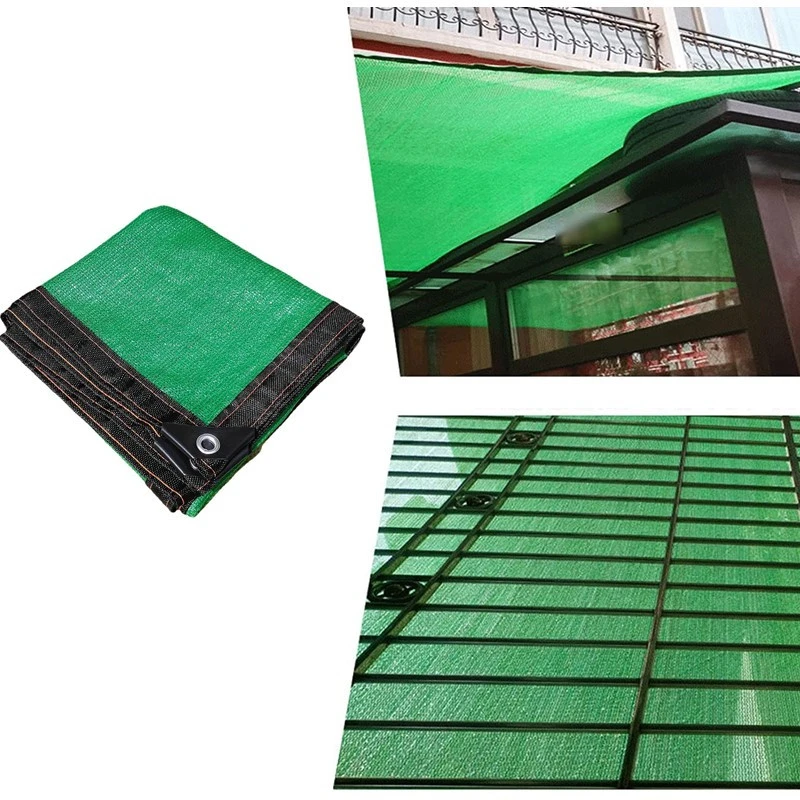 Green Sunscreen Intensification 90% UV Protection Sunshade Net for Garden Buildings Camping Shades Balcony Pergola Shading Net