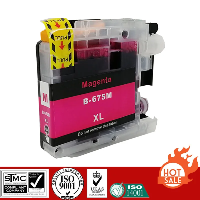 Фото Совместимый картридж для Brother LC679 LC-679 LC675 LC-675 подходит для Brother MFC-J2320/J2720 №2