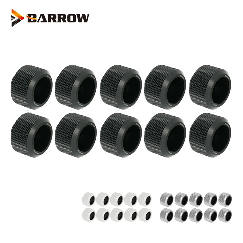 

10pcs Barrow Choice G1/4" OD 14MM 16MM Hand Compression Fittings PETG Acrylic 10X14MM,12X16MM Hard Tube Connector,TFYKN2-T14/16