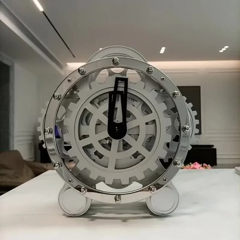 14 amarans montre de table engrenage механический horloges bureau horloge quartz