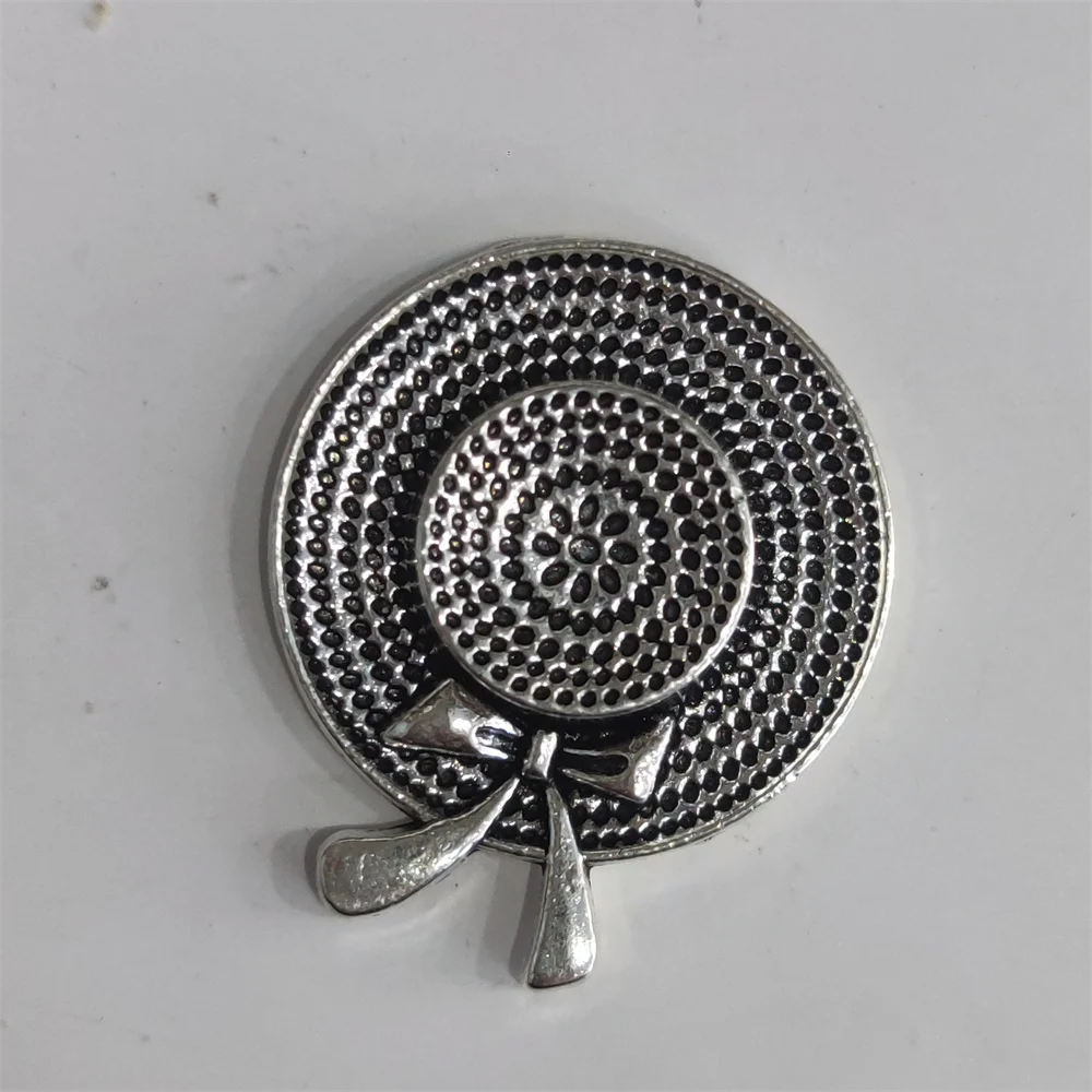 

Classic Mini Bowknot Sun Hat Metal Badge For ZP Kerosene Petrol Lighter DIY Handmade Decor Accessory Cigarette Accessories