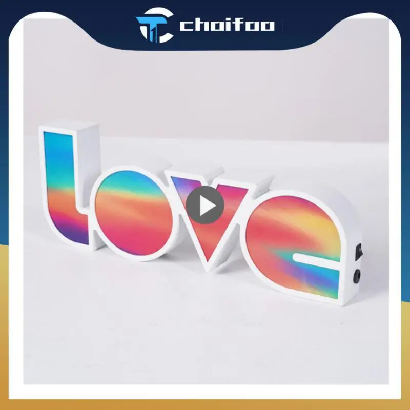 

5/8/10PCS Romantic Led Decorative Light Valentine's Proposal Lamp Indoor Decorative Nights Lamps LED Night Light 3D Love Wedding