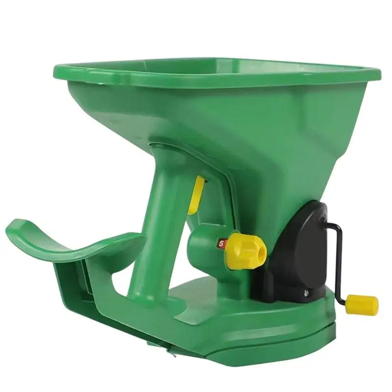 

High Quality Hand Crank Seeder 1.5L Capacity Broadcaster Handheld Spreader Multipurpose Seed Spreader For Garden Lawn Small Farm