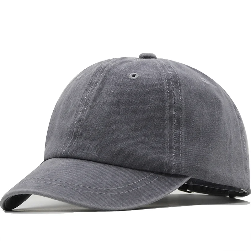 

Simple Summer Women Men go fishing Baseball Cap Solid Snapback 5.5CM Short Brim Sunhat Outdoor Hip Hop Baseball Hats Casquette