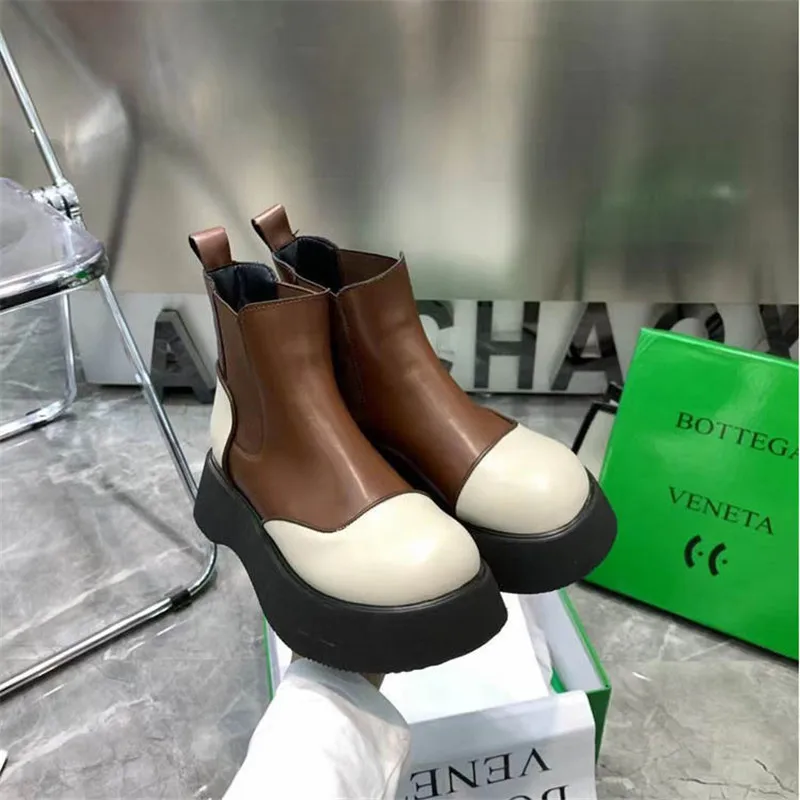 Женские мотоциклетные ботинки Goth в стиле панк черные или коричневые ботильоны на