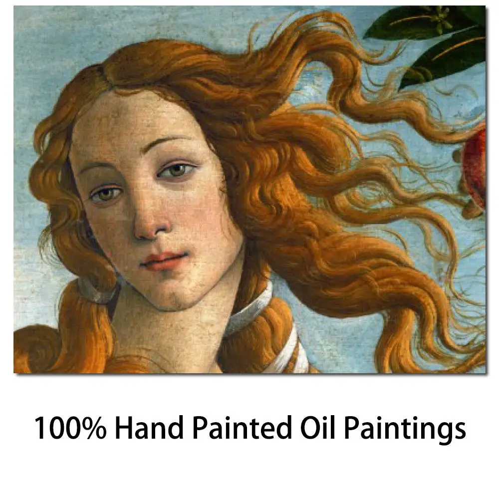 Современная живопись на холсте голова Венеры Сандро Боттичелли высокое качество