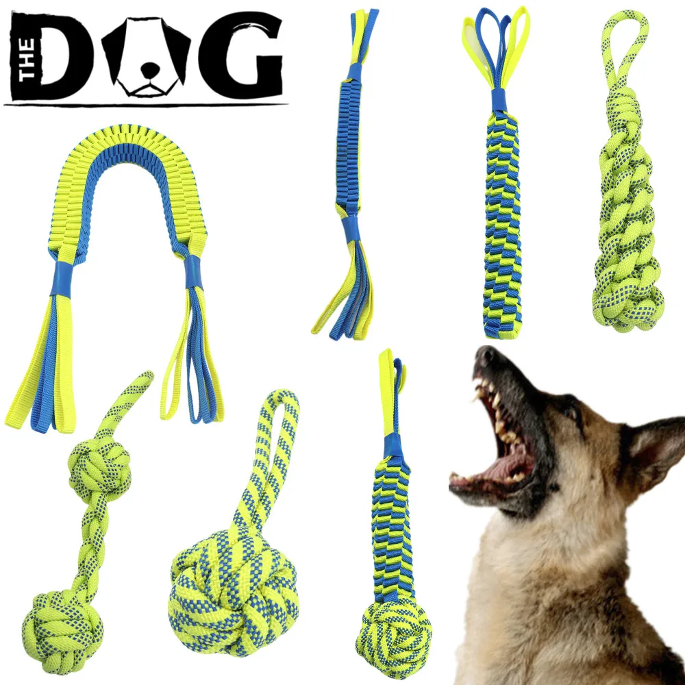 

Nylon Webbing Pet Dog Toys for Large Small Dogs Toy Interactive Dog Toys Ball for Dogs Accessories Toothbrush Chew Puppy Toy