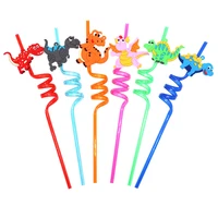20pcs crazy straws colorful drinking straws fun twists straws for kids birthday party decorations reusable straws gift