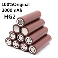 hg2 18650 3000mah battery 3 7v30a high discharge 18650 rechargeable batteries for hg2 18650 flashlight tools battery