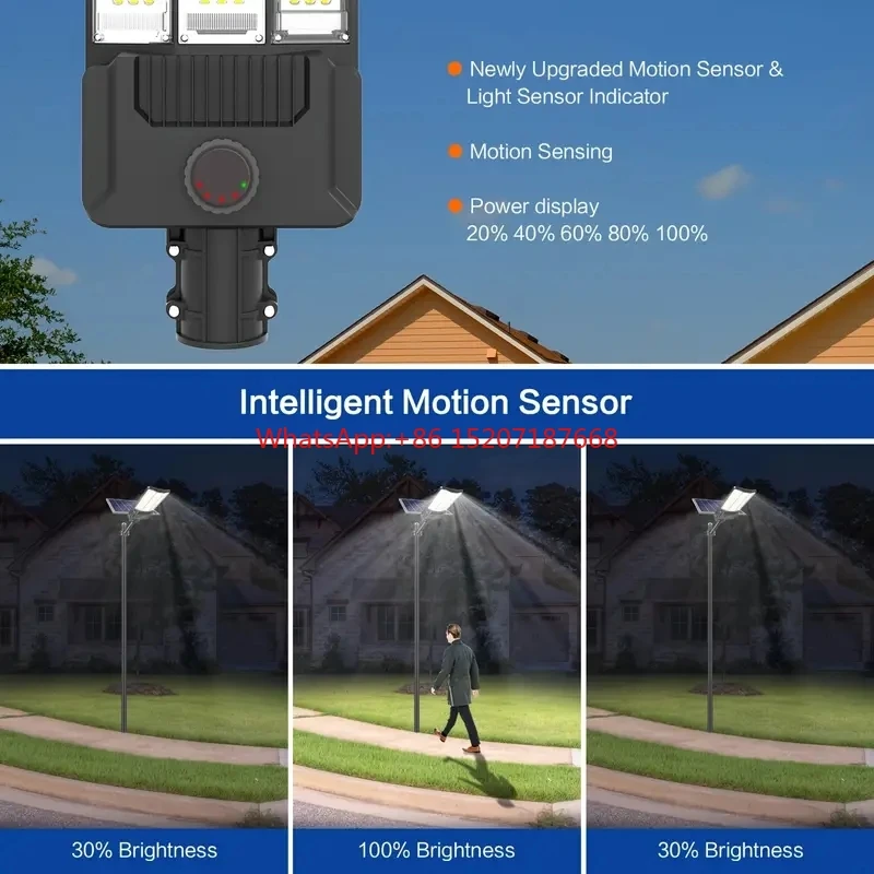 Фонарь Настенный садовый с датчиком движения 20000 мАч 6000 Вт