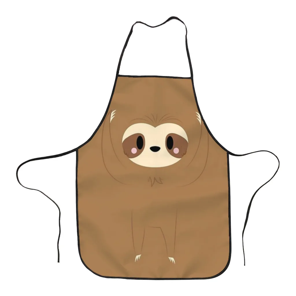 Кухонные фартуки Hugsies Sloth для женщин фартук бытовой уборки повара кулинарии