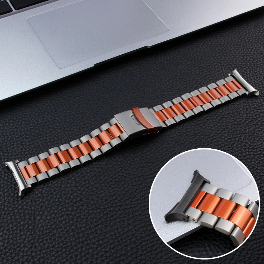 Ремешок для Samsung Galaxy Watch Ultra 47 мм роскошный мужской деловой браслет из нержавеющей