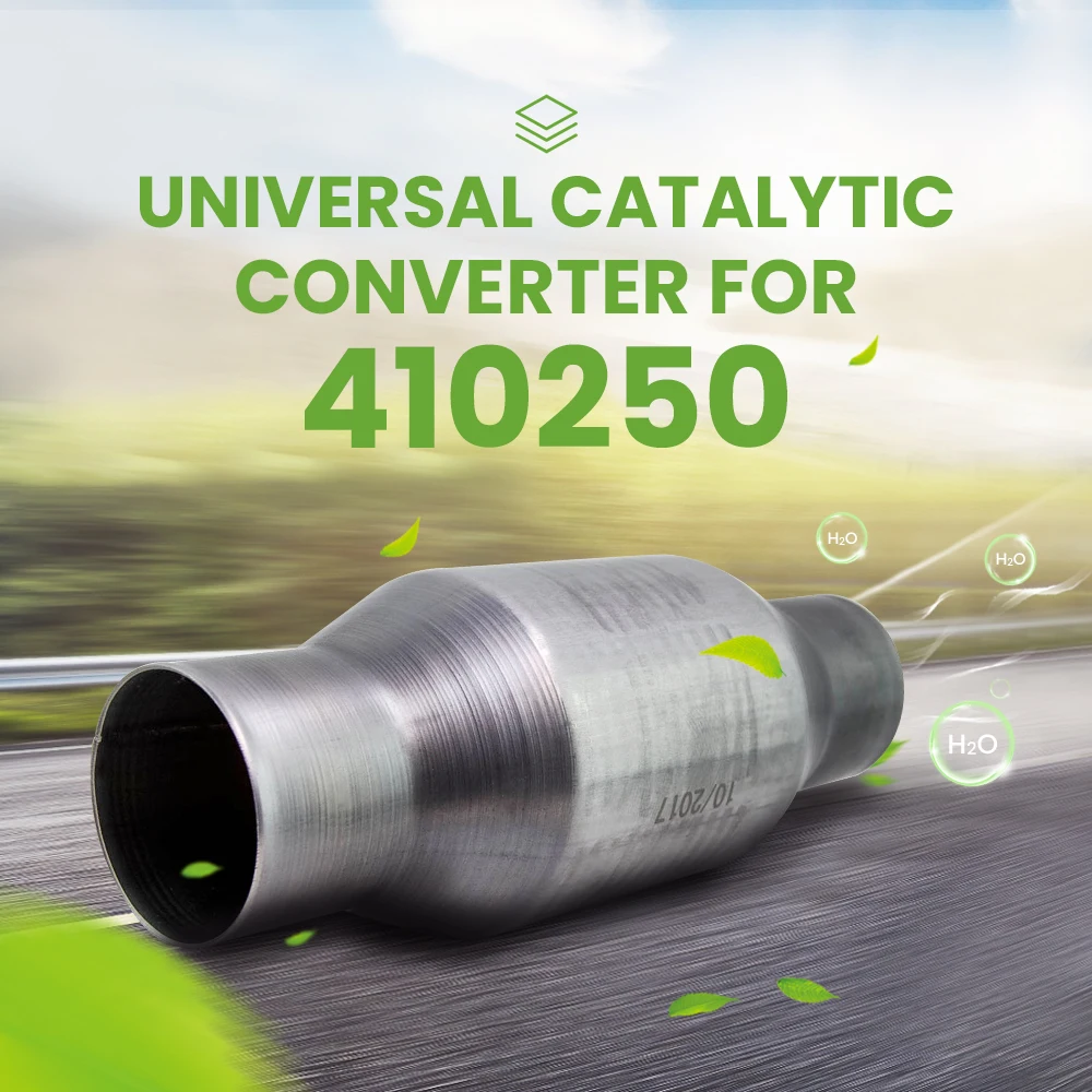 

2.5" Catalytic Converter For Vw Polo Stainless 4" Round 410250 2.5 Inch 2.5 Inch Universal High Flow Stainless