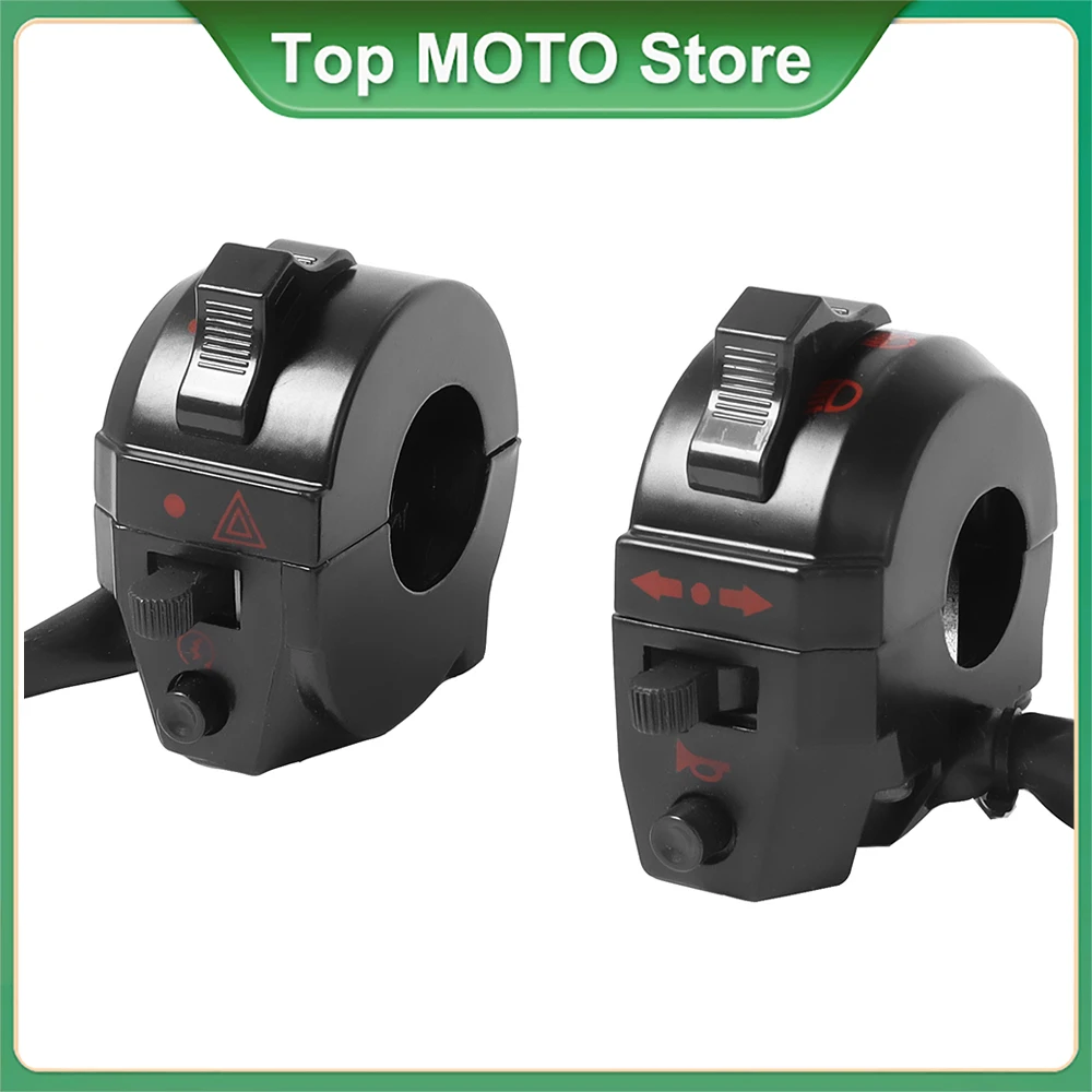 

Руль мотоцикла, квадроцикла, 2 шт, 7/8 дюйма, 22 мм, левая и правая стороны