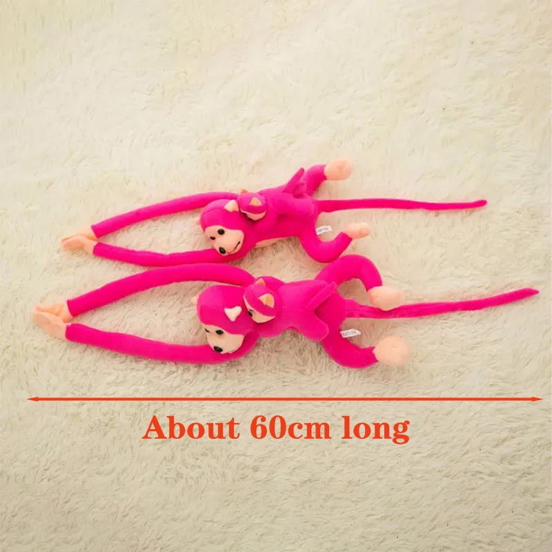 Плюшевые занавески в виде обезьяны 60 см