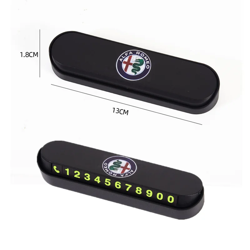 

Car Temporary Parking Card Phone Number Card for Alfa Romeo 159 147 156 Giulietta 147 159 Mito Car Styling Auto Acccessories