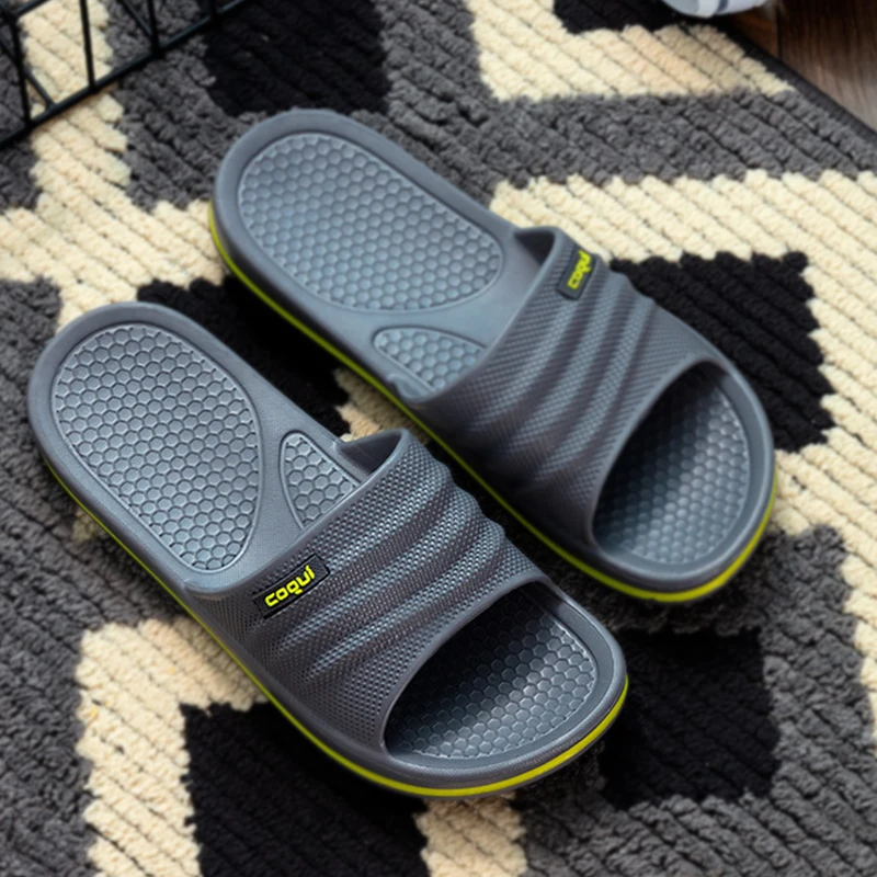 Men Slippers for Home Concise Non-slip Unisex Shoes Soft Comfortable Indoor Slippers Women Summer 2023 Classic Bathroom Slippers