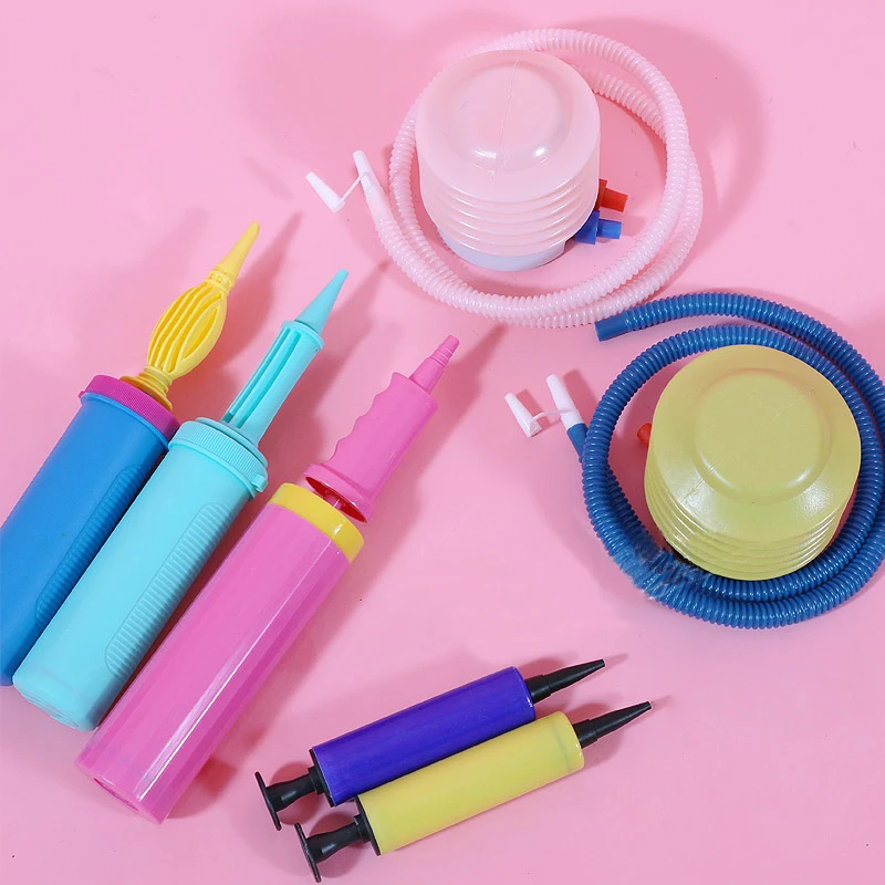 

Hand Push Two-Way Inflator Inflation Pump Birthday Balloon Decoration Tool