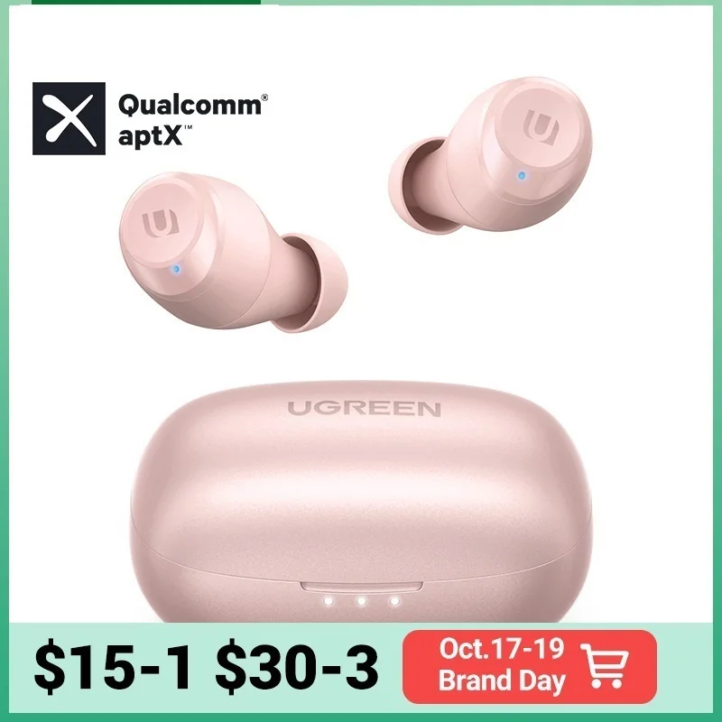 

Go TWS Wireless Bluetooth 5.0 Earphones Qualcomm aptX True Wireless Stereo Earbuds Superbass Headphones 27H Playtime 2 Mode