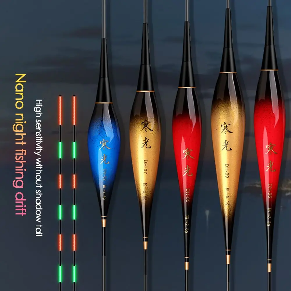 

LED Light Electronic Eye-catching triangle tail Light Stick Floats Indicator Rocky Fishing Lure Float Floats Bobbers