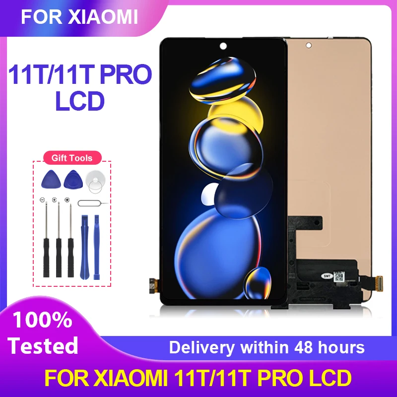 

Сенсорный ЖК-экран с дигитайзером для Xiaomi Mi 11T, 6,67 дюйма, 1 шт.