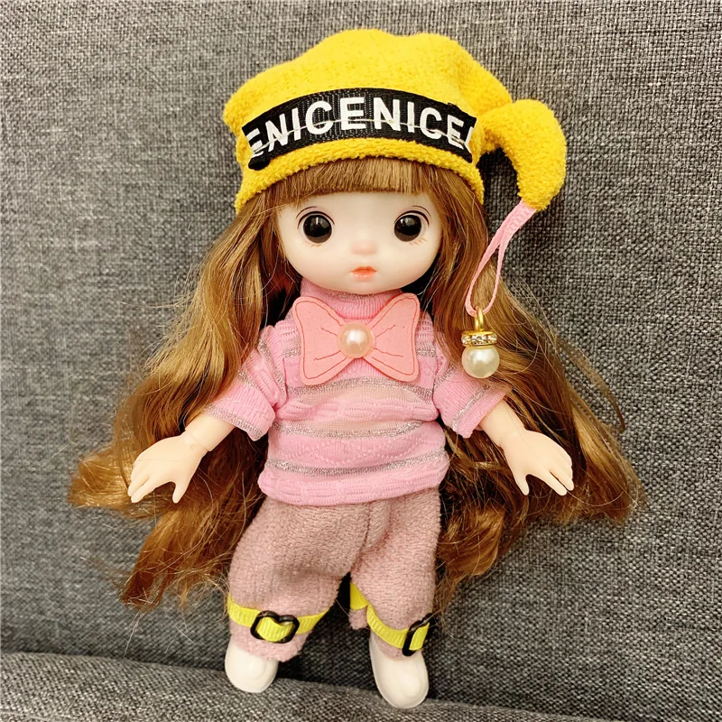 

New 16-19cm Doll Universal Clothes Dress Up Fashion 1/8 Doll Clothes Skirt Pants Suit DIY Children's Best Gifts