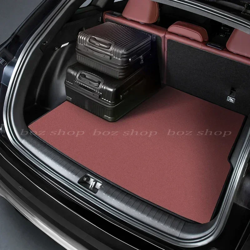 Для GEELY Monjaro Xingyue L после 2023 коврик в багажник автомобиля откидной меховой