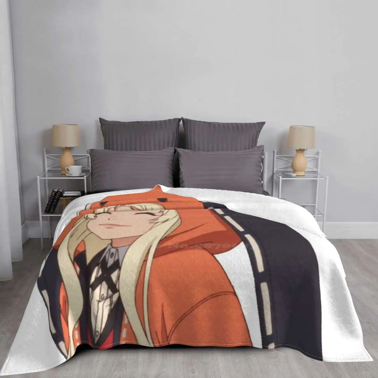 Runa Yomozuki модное мягкое теплое фланелевое одеяло Yumeko Jabami Mary Saotome Kirari Momobami Midari Ikishima