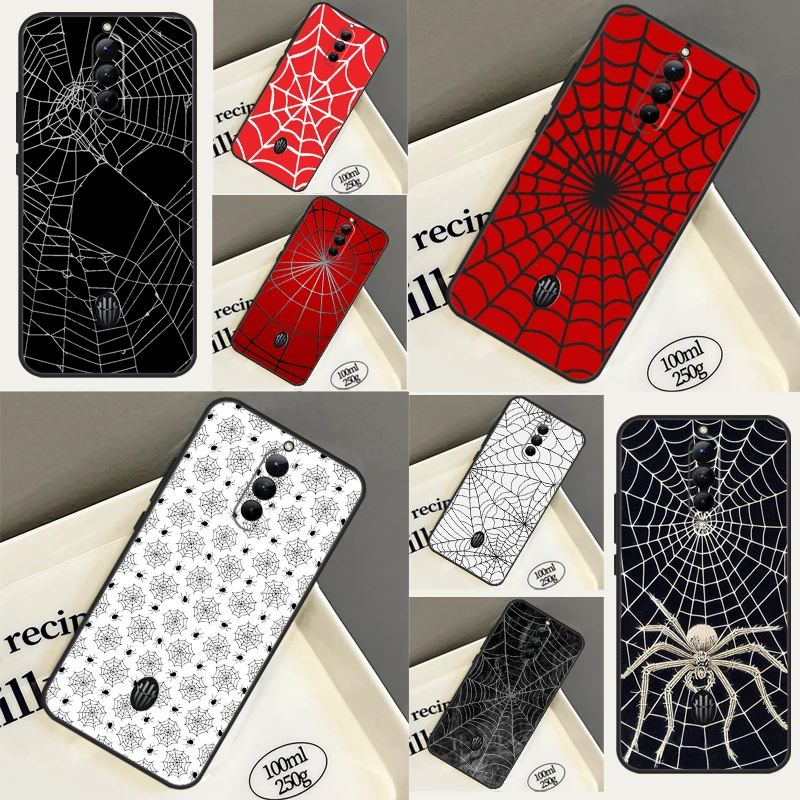 Чехол для телефона с изображением паутины и головы ZTE Nubia Red Magic 6S 7S Pro 6R 6 7 8 Plus