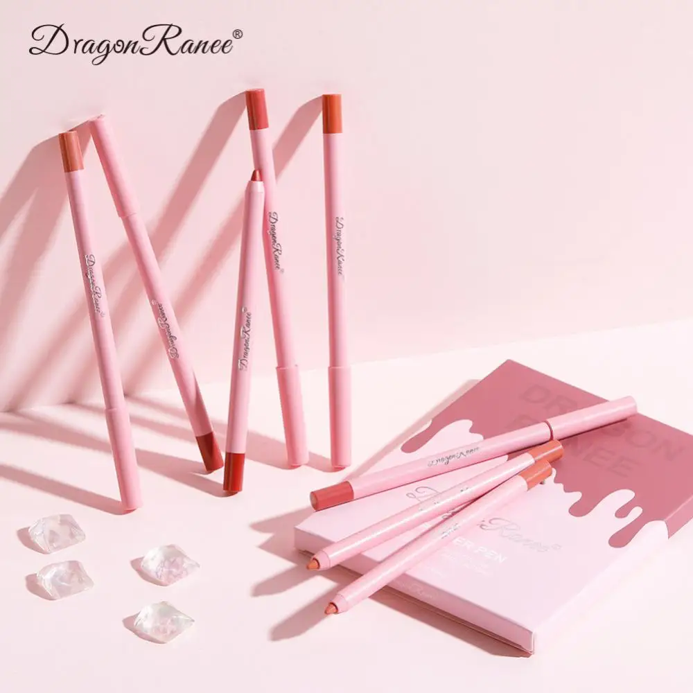 

Waterproof Velvet Matte Lipstick Lip Liner Pen Pink Lipstick Pen Gift Set Lipstick Pencil Lipliner Lipstick Beauty Cosmetics