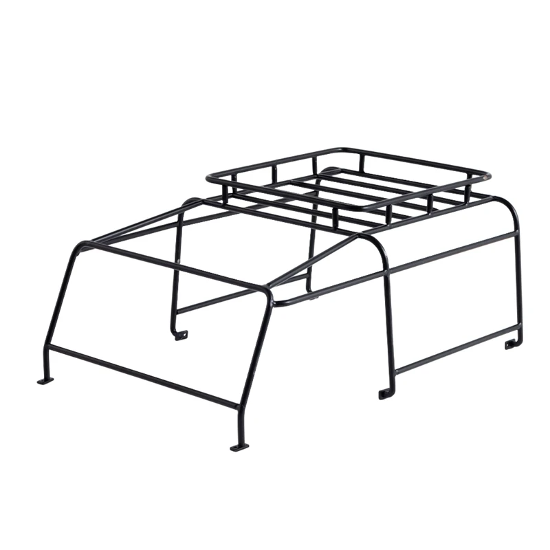 

Metal Steel Roof Rack Roll Cage Luggage Tray for 1/10 RC Crawler Car RC4WD Gelande II G2 Defender D90 Upgrade Parts