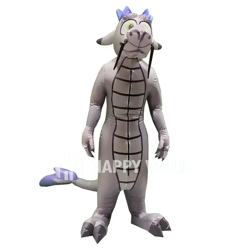 Надувной костюм в виде гриба реалистичный милый дракона для косплея Женская