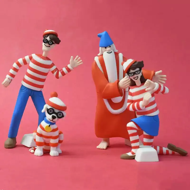 Фото TAKARA TOMY ARTS Where is the Wally, экшн-фигурки, игрушки Wally Wenda Woof, аниме-фигурки, подарки для детей №2