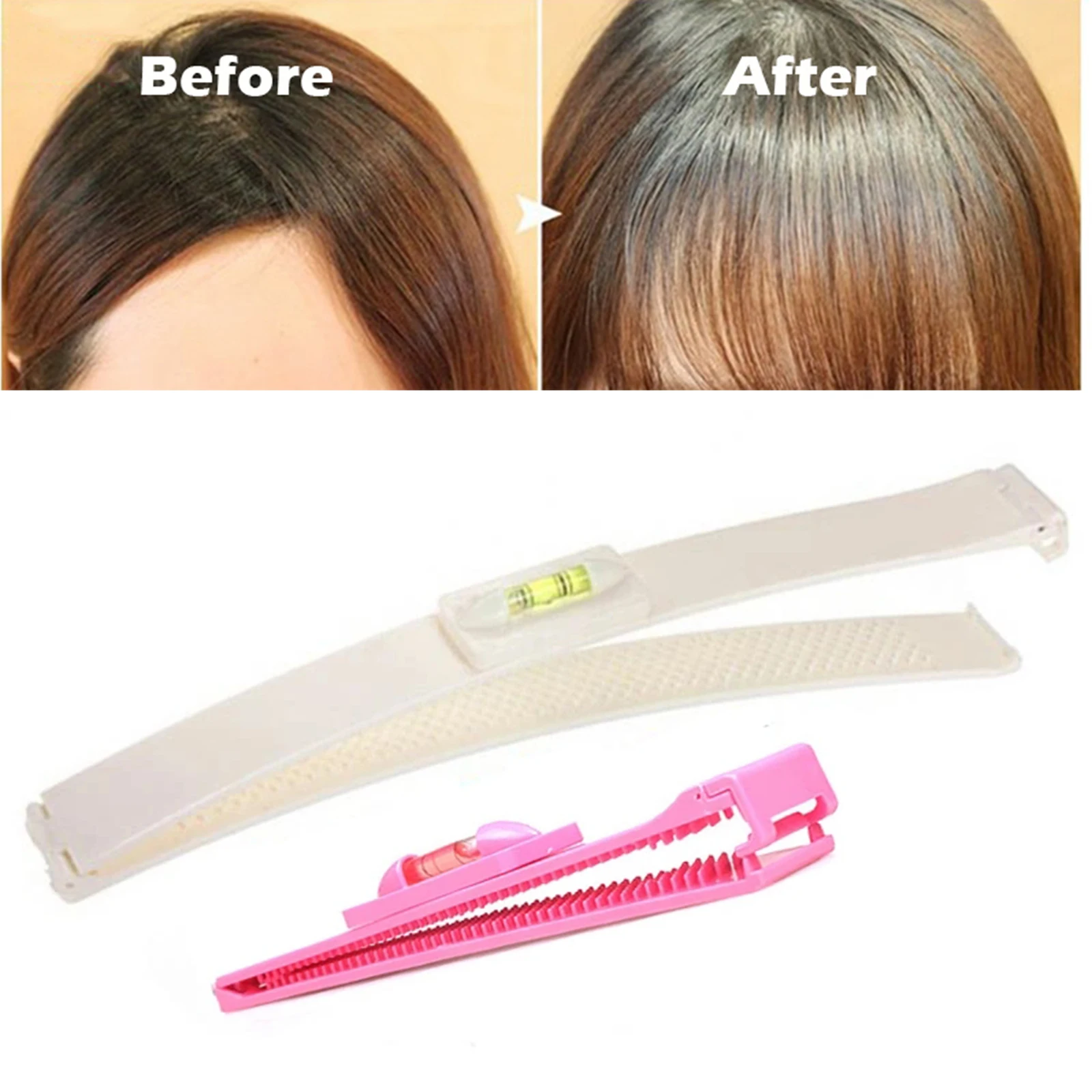 

1 Set New Women Girl Hair Trimmer Fringe Cut Tool Clipper Comb Guide For Cute Hair Hairdressing Ruler Hair Styling Accessories