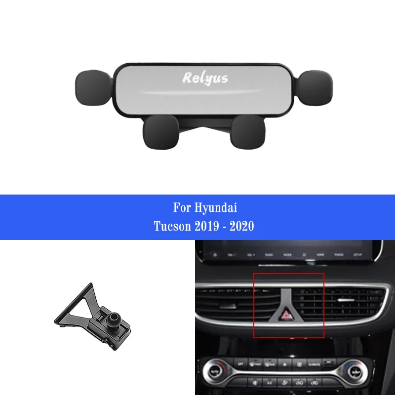

Car Mobile Phone Holder Smartphone Air Vent Mounts Holder Gps Stand Bracket for Hyundai Tucson Tucson L Auto Accessories