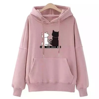 sudadera mujer streetwear 2022 spring autumn new hooded sweater womens fleece thickened fashion loose pullover womens clothing