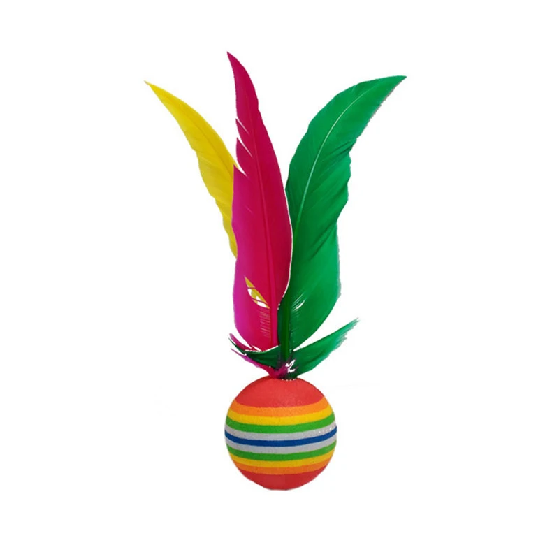 

1/5pcs Outdoor Badminton Ball Set Children Rubber Shuttlecock Feather Shuttlecock For Beach Kids Children Game Physical Exercise