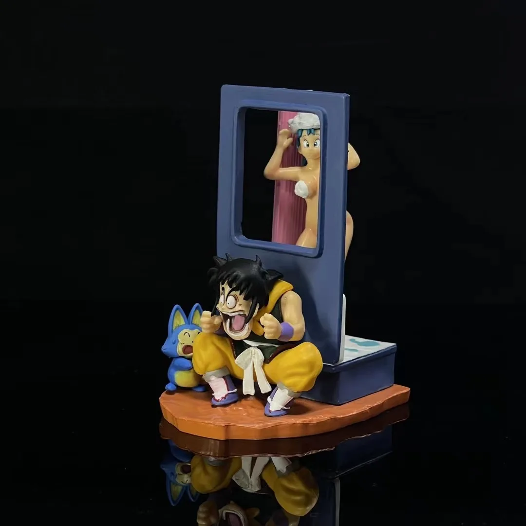 Фото Коллекция аниме-фигурок Dragon Ball, 9 см, модель из ПВХ, Ямча и Бульма, унисекс, Коллекционная игрушка, статуя для фанатов №5