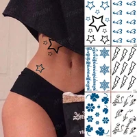 womens body protection tattoo stickers bodies for women glitter stickers star waist fashion drawing cute children fake tattoo
