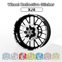 for yamaha xj6 diversion motorcycle accessories front rear wheel tire rim decoration adhesive reflective decal sticker