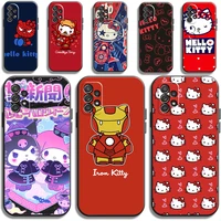 hello kitty cute phone cases for samsung galaxy s20 fe s20 lite s8 plus s9 plus s10 s10e s10 lite m11 m12 soft tpu funda coque
