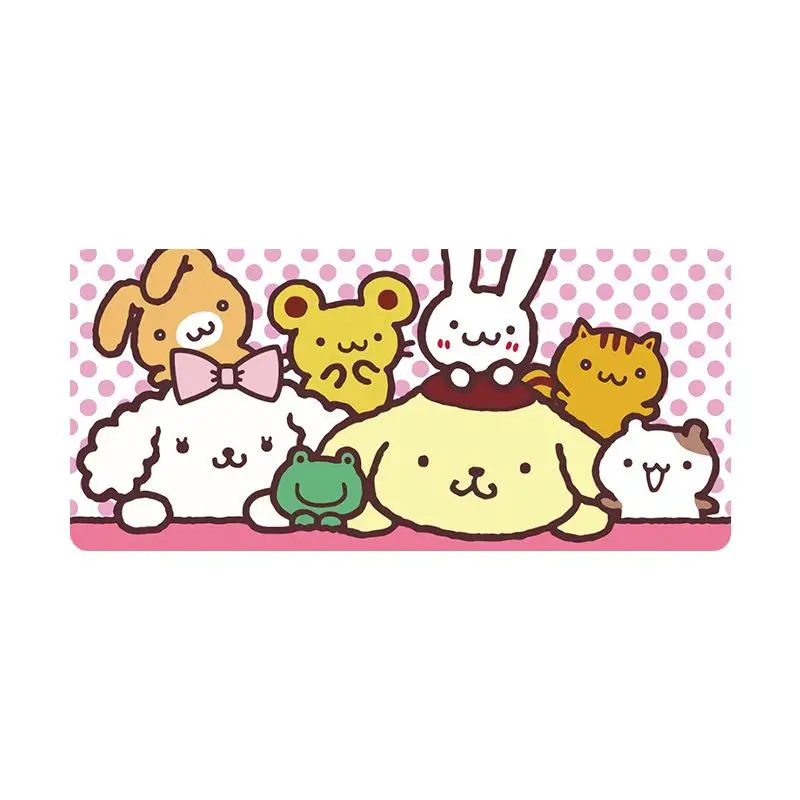 

Kawaii Sanrios Cinnamoroll Hellokittys Cute Desktop Anti-Slip Mat Anime Mouse Pad Computer Keyboard Table Mat Desk Decoration