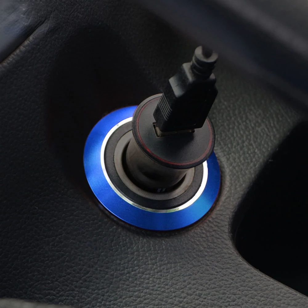 

Cigarette Lighter Decoration Circle Trim Sticker for Chevrolet for Chevy for Cruze for Sedan for Hatchback for Malibu 2009 - 201