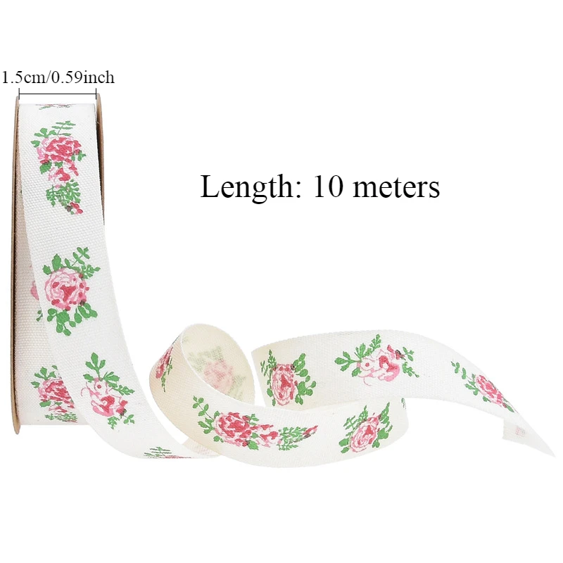 MintHome новые цветы любовь хлопковая лента праздничный подарок упаковка галстук