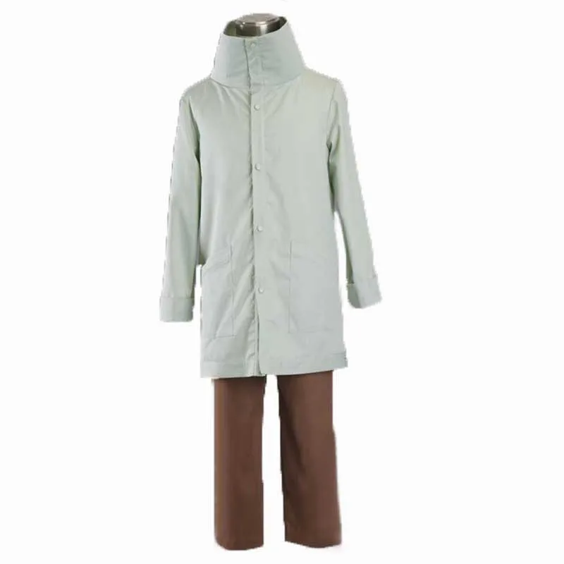 2022 Aburame костюм Shino для костюмированных представлений костюм комплект топ + брюки