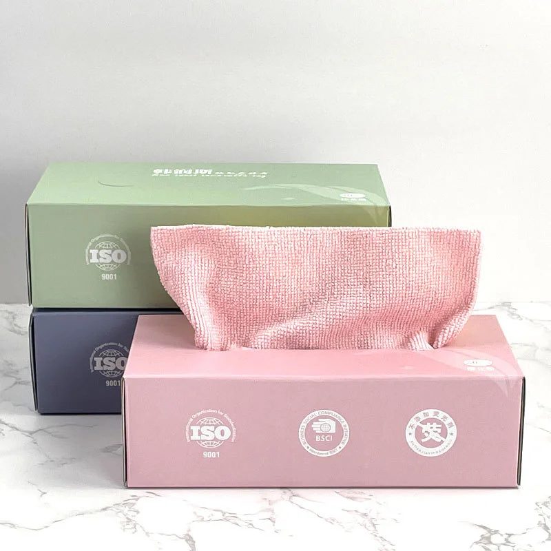 

Kitchen Dish Towel Absorbs Water and Does Not Shed Hair Disposable Microfiber Lazy Rag Household Extractable Rag