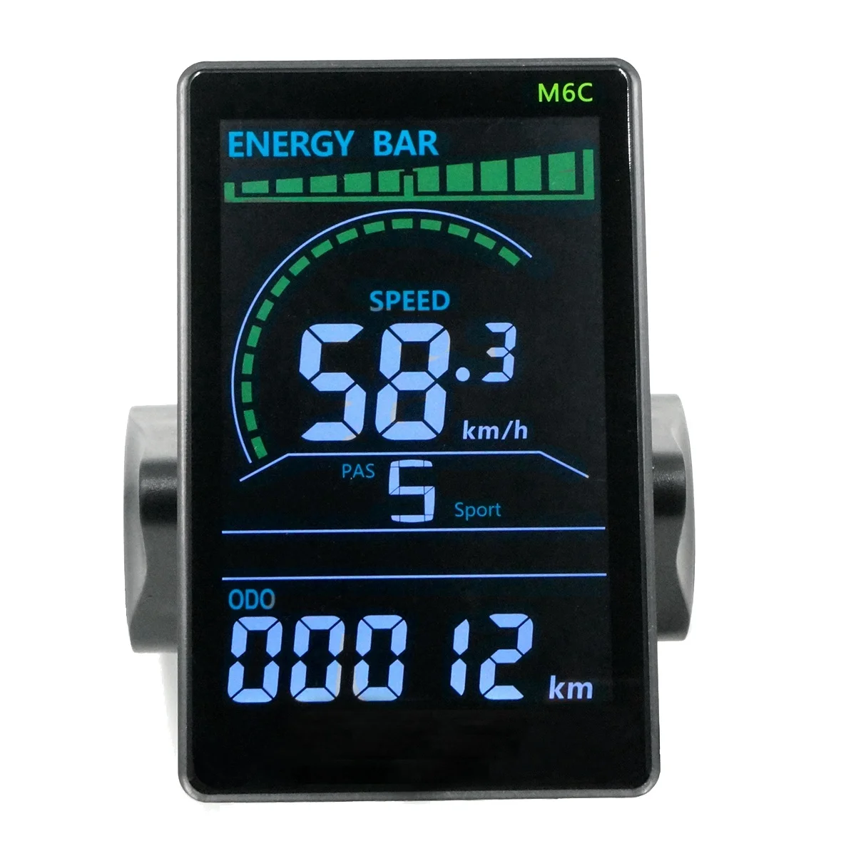 

M6C Electric Bike LCD Display Meter 24V 36V 48V 60V E Scooter LCD Panel Color Screen with USB for Mountain Electric Bike
